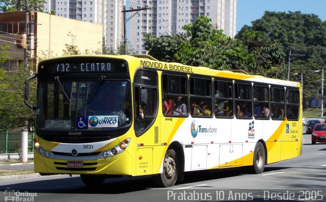 Viação Campo dos Ouros 3031 na cidade de Guarulhos, São Paulo, Brasil, por Cristiano Soares da Silva. Número da foto: #3603853.