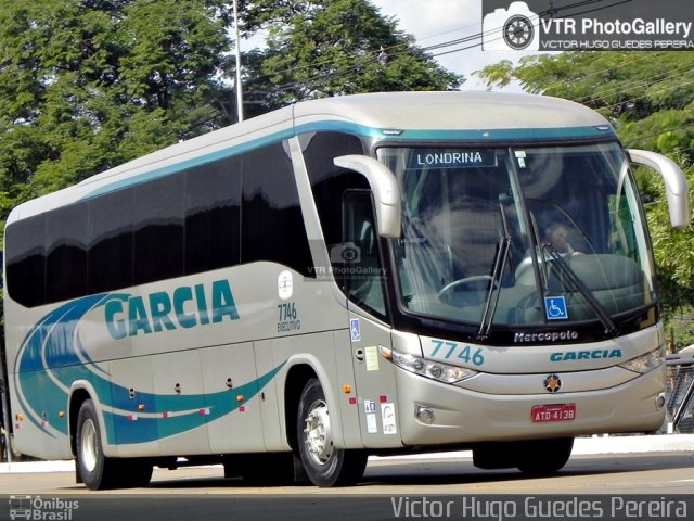 Viação Garcia 7746 na cidade de Maringá, Paraná, Brasil, por Victor Hugo Guedes Pereira. Número da foto: #3603316.