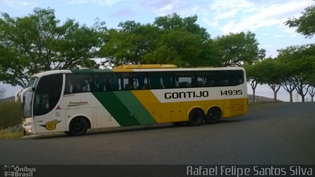 Empresa Gontijo de Transportes 14935 na cidade de Campo Belo, Minas Gerais, Brasil, por Rafael Felipe Santos Silva. Número da foto: #3602232.