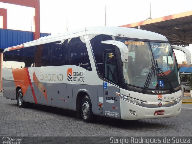 Viação Cidade do Aço RJ 174.132 na cidade de Resende, Rio de Janeiro, Brasil, por Sergio Rodrigues de Souza. Número da foto: #3601879.