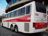 Empresa de Ônibus Pássaro Marron 5008 na cidade de Aparecida, São Paulo, Brasil, por Marcelo Castro. Número da foto: #:id.
