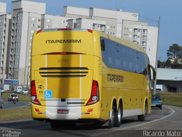 Viação Itapemirim 60783 na cidade de Curitiba, Paraná, Brasil, por Ricardo Matu. Número da foto: #3544894.