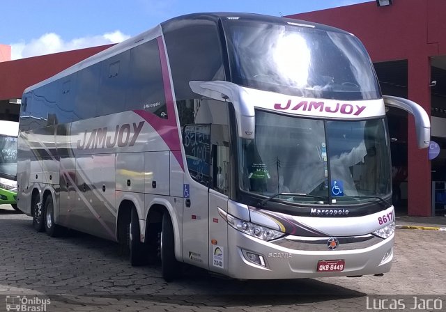 Viação Jam Joy 8617 na cidade de Belém, Pará, Brasil, por Lucas Jacó. Número da foto: #3543256.