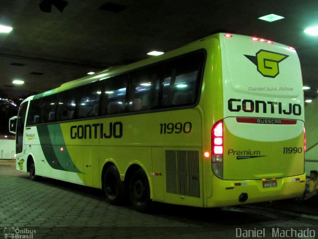 Empresa Gontijo de Transportes 11990 na cidade de Belo Horizonte, Minas Gerais, Brasil, por Daniel  Machado. Número da foto: #3543791.