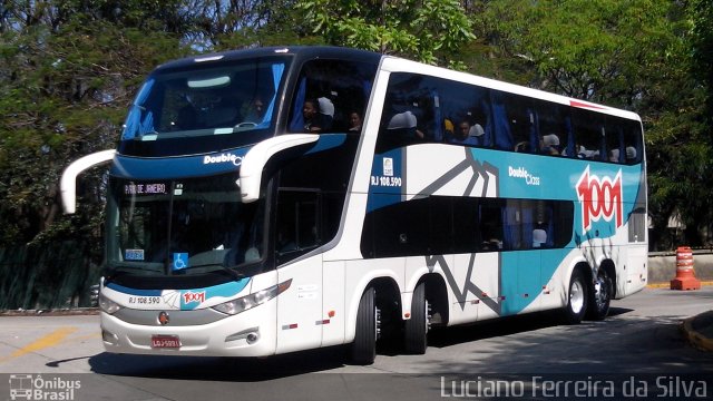 Auto Viação 1001 RJ 108.590 na cidade de São Paulo, São Paulo, Brasil, por Luciano Ferreira da Silva. Número da foto: #3605546.