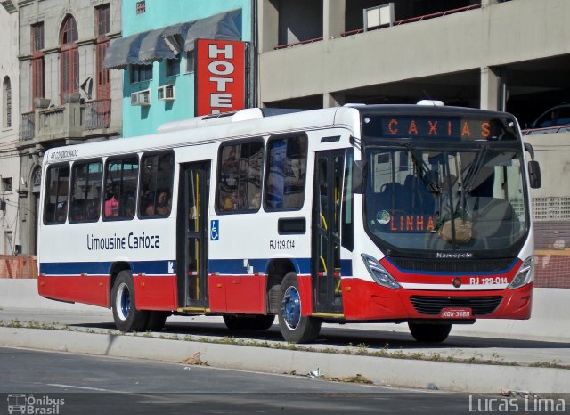 Empresa de Transportes Limousine Carioca RJ 129.014 na cidade de Rio de Janeiro, Rio de Janeiro, Brasil, por Lucas Lima. Número da foto: #3605725.
