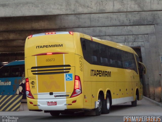 Viação Itapemirim 60673 na cidade de Curitiba, Paraná, Brasil, por Alexandre Rodrigo. Número da foto: #3605811.