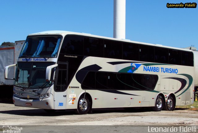 Nambei Turismo 701 na cidade de Guarulhos, São Paulo, Brasil, por Leonardo Fidelli. Número da foto: #3605635.