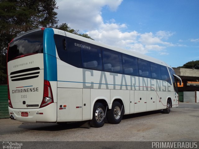 Auto Viação Catarinense 3305 na cidade de Curitiba, Paraná, Brasil, por Alexandre Rodrigo. Número da foto: #3605875.