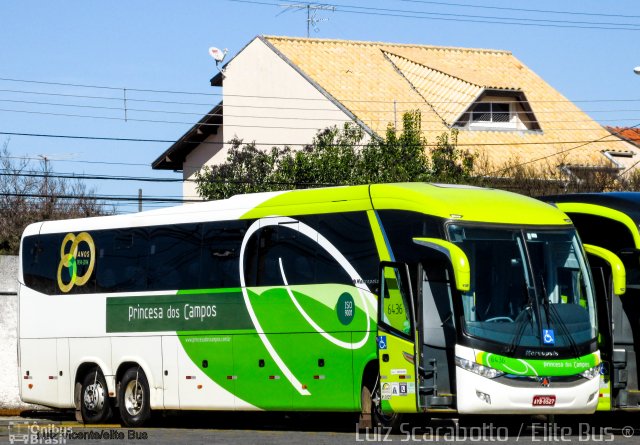 Expresso Princesa dos Campos 6436 na cidade de Curitiba, Paraná, Brasil, por Luiz Scarabotto . ID da foto: 3604875.