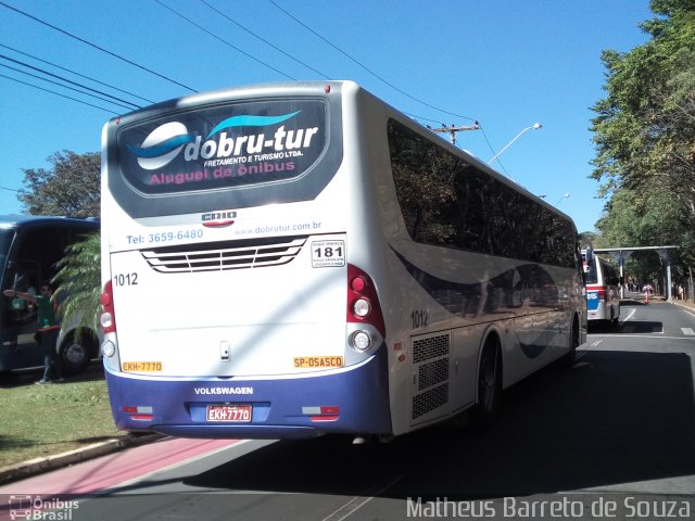 Dobrutur Fretamento e Turismo 1012 na cidade de Campinas, São Paulo, Brasil, por Matheus Barreto de Souza. Número da foto: #3607862.