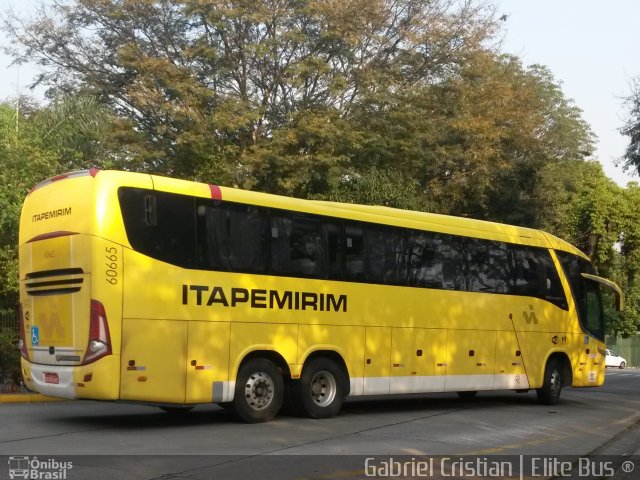 Viação Itapemirim 60665 na cidade de São Paulo, São Paulo, Brasil, por Gabriel Cristian. Número da foto: #3607595.