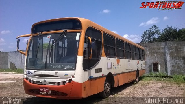 Taguatur - Taguatinga Transporte e Turismo 34-066 na cidade de São José de Ribamar, Maranhão, Brasil, por Patrick Ribeiro. ID da foto: 3606524.