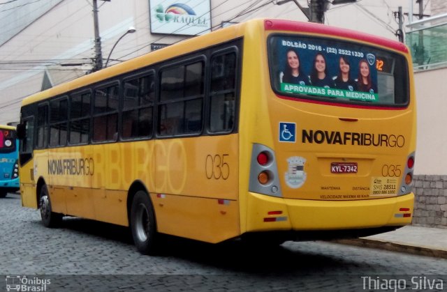 FAOL - Friburgo Auto Ônibus 035 na cidade de Nova Friburgo, Rio de Janeiro, Brasil, por Thiago Silva. Número da foto: #3606332.