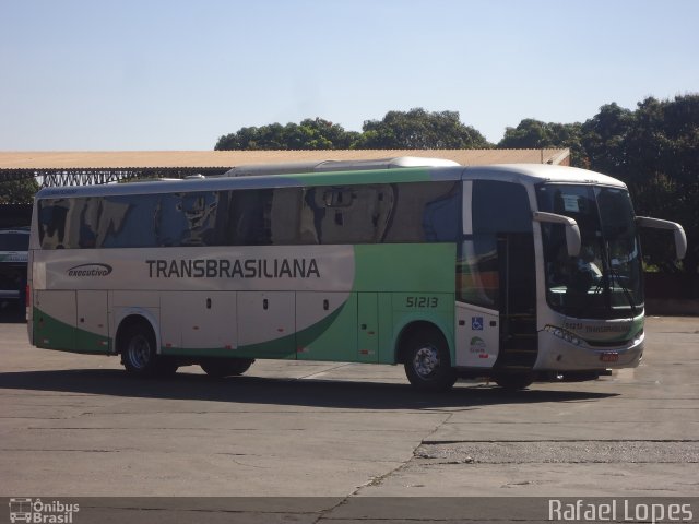 Transbrasiliana Transportes e Turismo 51213 na cidade de Brasília, Distrito Federal, Brasil, por Rafael Lopes. Número da foto: #3606231.