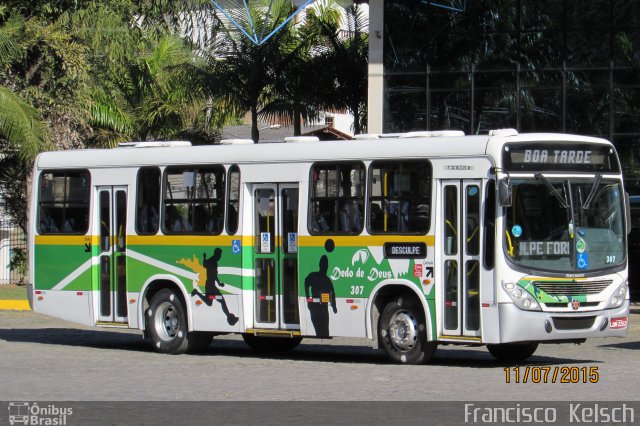 Viação Dedo de Deus 307 na cidade de Teresópolis, Rio de Janeiro, Brasil, por Francisco  Kelsch. ID da foto: 3606688.