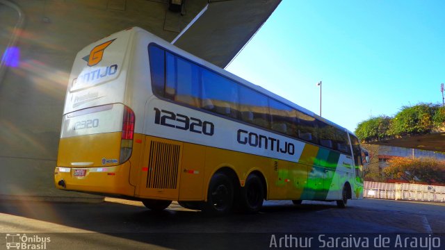 Empresa Gontijo de Transportes 12320 na cidade de Belo Horizonte, Minas Gerais, Brasil, por Arthur Saraiva de Araujo. ID da foto: 3607055.