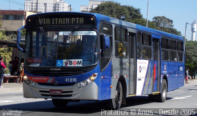 Radial Transporte Coletivo 41.616 na cidade de Guarulhos, São Paulo, Brasil, por Cristiano Soares da Silva. ID da foto: 3607811.