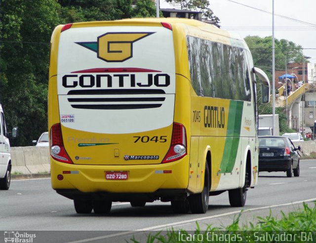 Empresa Gontijo de Transportes 7045 na cidade de Salvador, Bahia, Brasil, por Ícaro Chagas. Número da foto: #3607910.
