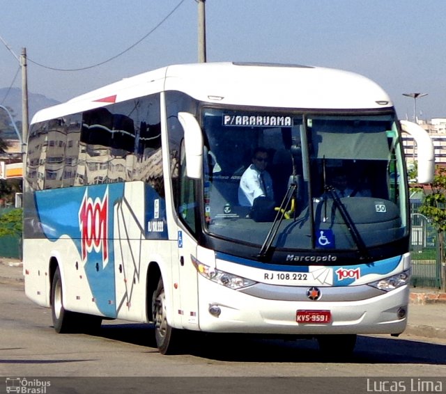 Auto Viação 1001 RJ 108.222 na cidade de Niterói, Rio de Janeiro, Brasil, por Lucas Lima. ID da foto: 3546268.