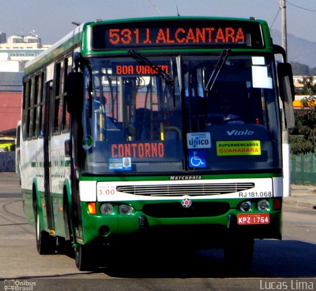 Viação Galo Branco RJ 181.068 na cidade de Niterói, Rio de Janeiro, Brasil, por Lucas Lima. Número da foto: #3546305.