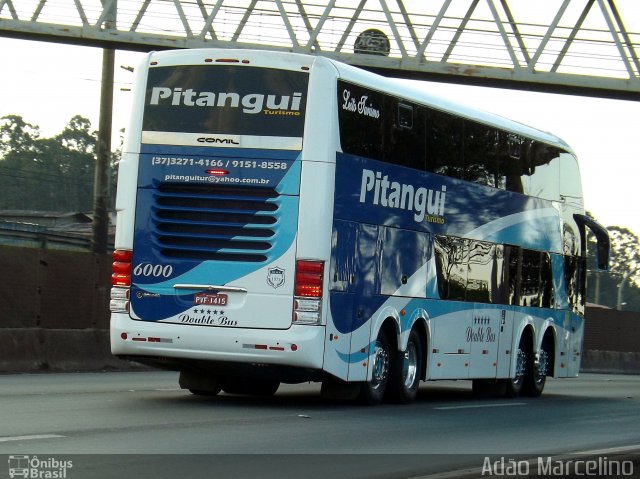 Pitangui Turismo 6000 na cidade de Belo Horizonte, Minas Gerais, Brasil, por Adão Raimundo Marcelino. ID da foto: 3547229.