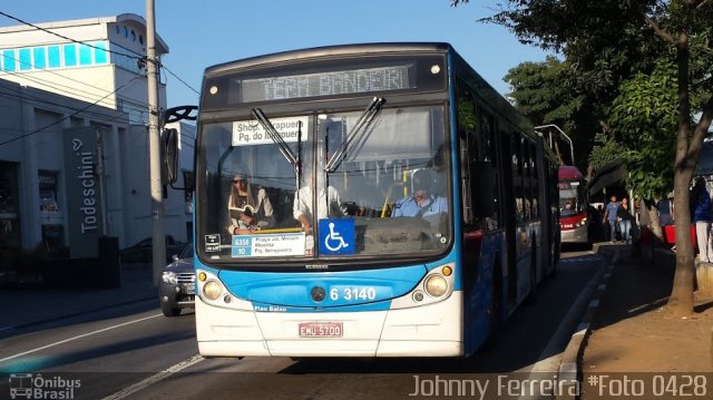 Viação Paratodos > São Jorge > Metropolitana São Paulo > Mobibrasil 6 3140 na cidade de São Paulo, São Paulo, Brasil, por Johnny Ferreira. Número da foto: #3549199.