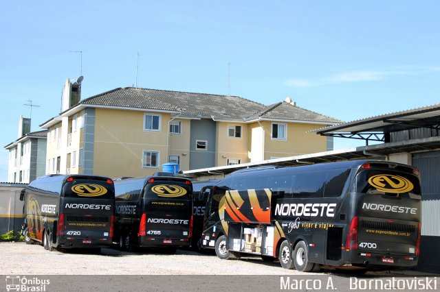 Expresso Nordeste 4700 na cidade de Curitiba, Paraná, Brasil, por Marco A.   Bornatoviski. ID da foto: 3549742.