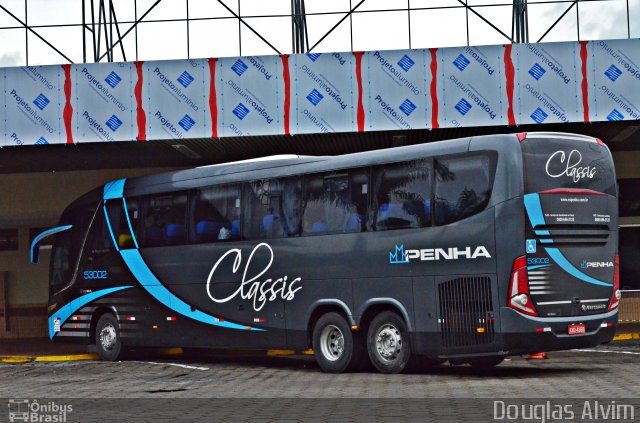 Empresa de Ônibus Nossa Senhora da Penha 53002 na cidade de Guaratinguetá, São Paulo, Brasil, por Douglas Alvim. Número da foto: #3549808.