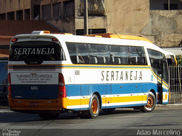 Viação Sertaneja 680 na cidade de Belo Horizonte, Minas Gerais, Brasil, por Adão Raimundo Marcelino. Número da foto: #3549814.