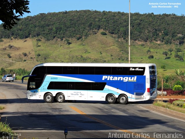Pitangui Turismo 6000 na cidade de João Monlevade, Minas Gerais, Brasil, por Antonio Carlos Fernandes. Número da foto: #3548450.