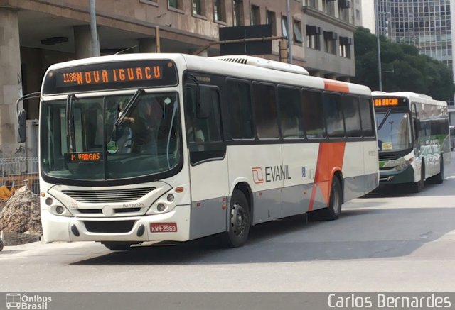 Evanil Transportes e Turismo RJ 132.123 na cidade de Rio de Janeiro, Rio de Janeiro, Brasil, por Carlos Bernardes. ID da foto: 3552326.