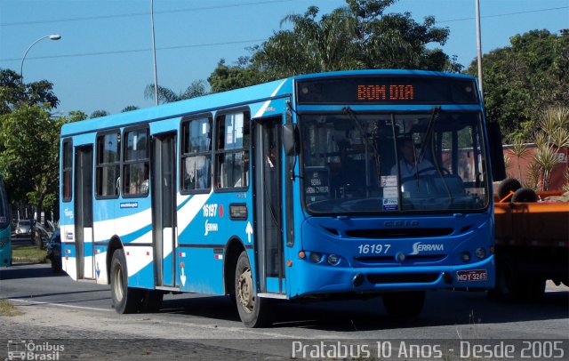 Viação Serrana 16197 na cidade de Serra, Espírito Santo, Brasil, por Cristiano Soares da Silva. Número da foto: #3550824.