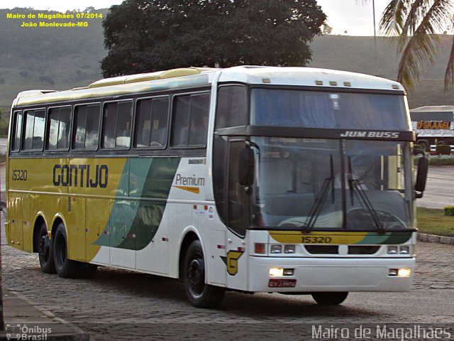 Empresa Gontijo de Transportes 15320 na cidade de João Monlevade, Minas Gerais, Brasil, por Mairo de Magalhães. ID da foto: 3551143.