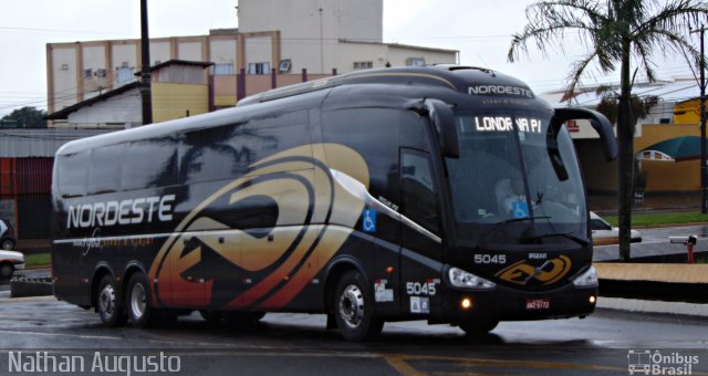 Expresso Nordeste 5045 na cidade de Londrina, Paraná, Brasil, por Nathan Augusto. Número da foto: #3551439.
