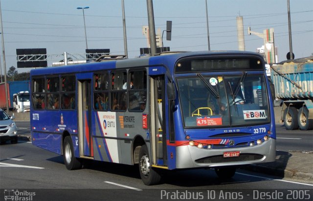 Guarulhos Transportes 33.779 na cidade de São Paulo, São Paulo, Brasil, por Cristiano Soares da Silva. ID da foto: 3550759.