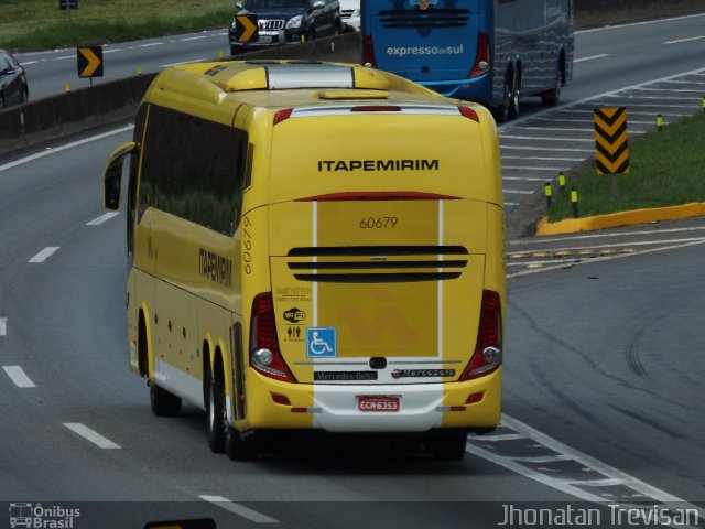 Viação Itapemirim 60679 na cidade de Lavrinhas, São Paulo, Brasil, por Jhonatan Diego da Silva Trevisan. Número da foto: #3551552.