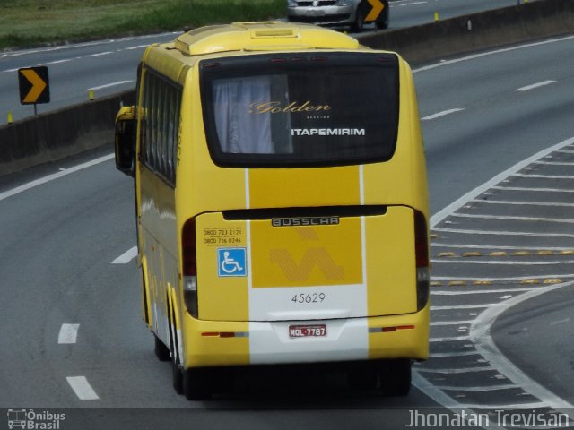 Viação Itapemirim 45629 na cidade de Lavrinhas, São Paulo, Brasil, por Jhonatan Diego da Silva Trevisan. ID da foto: 3551555.