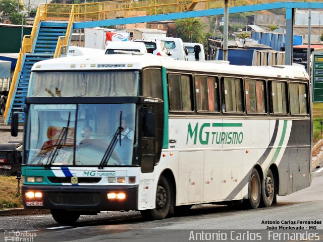 MG Turismo Fretamentos e Viagens 022 na cidade de João Monlevade, Minas Gerais, Brasil, por Antonio Carlos Fernandes. Número da foto: #3551385.