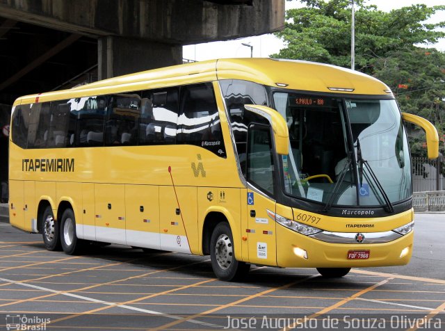 Viação Itapemirim 60797 na cidade de Rio de Janeiro, Rio de Janeiro, Brasil, por José Augusto de Souza Oliveira. Número da foto: #3551903.