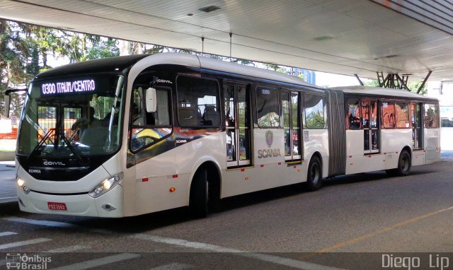 Gidion Transporte e Turismo TESTE (Scania K310) na cidade de Joinville, Santa Catarina, Brasil, por Diego Lip. ID da foto: 3552074.