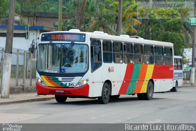 Viação Bom Jesus > VTL - Viação Trans Líder 1316 na cidade de Cubatão, São Paulo, Brasil, por Ricardo Luiz. Número da foto: #3553855.
