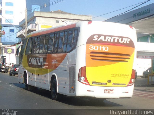 Saritur - Santa Rita Transporte Urbano e Rodoviário 30110 na cidade de Lagoa Santa, Minas Gerais, Brasil, por Brayan Rodrigues. Número da foto: #3552565.