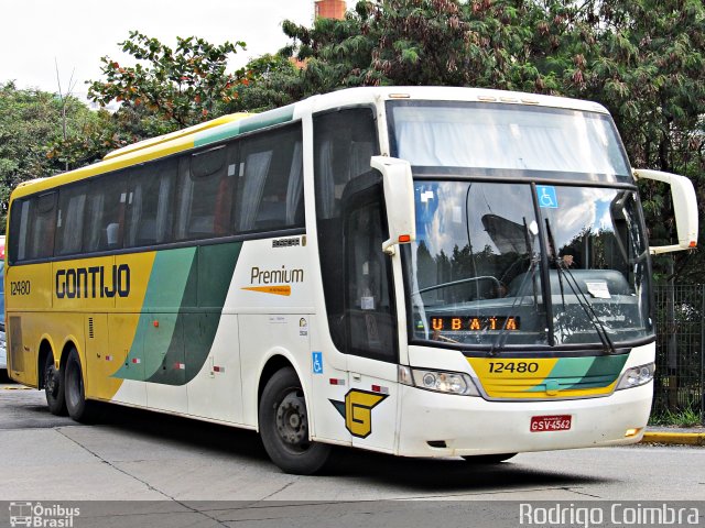 Empresa Gontijo de Transportes 12480 na cidade de São Paulo, São Paulo, Brasil, por Rodrigo Coimbra. ID da foto: 3553531.