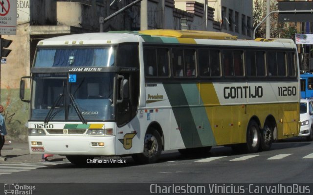 Empresa Gontijo de Transportes 11260 na cidade de Belo Horizonte, Minas Gerais, Brasil, por Charlestom Vinicius Carvalho Silva. ID da foto: 3552658.