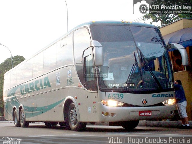 Viação Garcia 6539 na cidade de Maringá, Paraná, Brasil, por Victor Hugo Guedes Pereira. Número da foto: #3553470.
