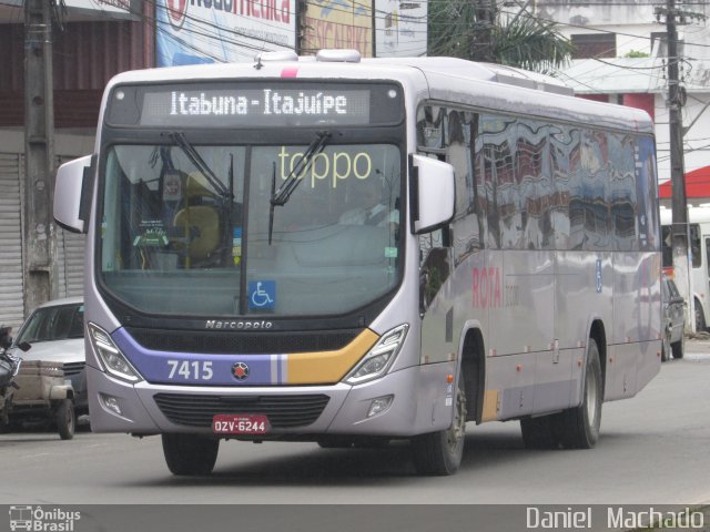 Rota Transportes Rodoviários 7415 na cidade de Itabuna, Bahia, Brasil, por Daniel  Machado. ID da foto: 3553164.