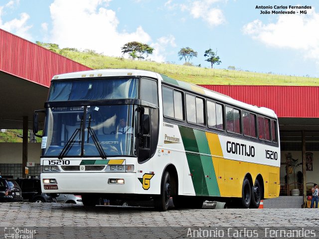Empresa Gontijo de Transportes 15210 na cidade de João Monlevade, Minas Gerais, Brasil, por Antonio Carlos Fernandes. Número da foto: #3552873.
