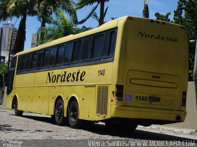Viação Nordeste 1140 na cidade de Fortaleza, Ceará, Brasil, por Vieira Santos. Número da foto: #3553974.