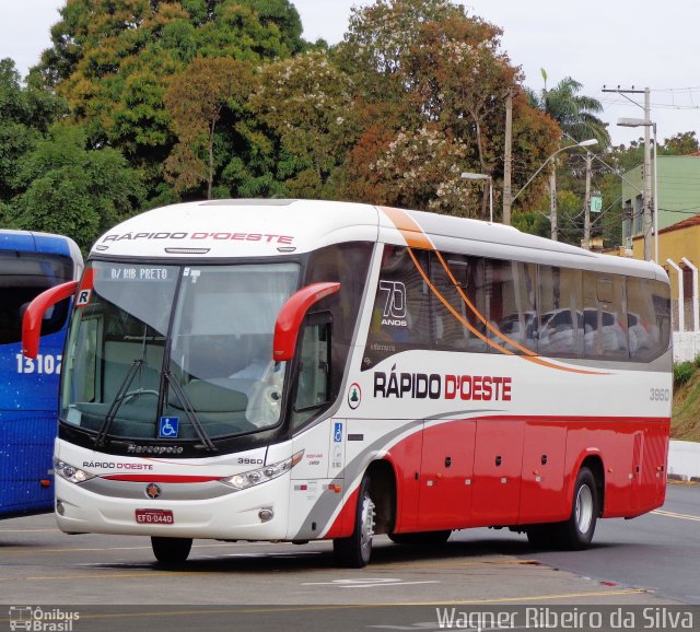 Rápido D´Oeste 3960 na cidade de Ribeirão Preto, São Paulo, Brasil, por Wagner Ribeiro da Silva. Número da foto: #3556058.